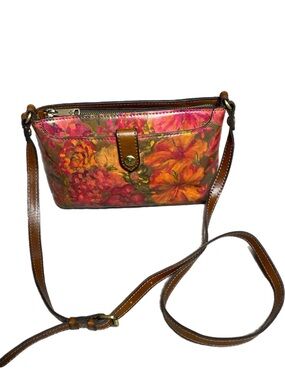 Patricia Nash 100% Genuine Leather Crossbody Bag